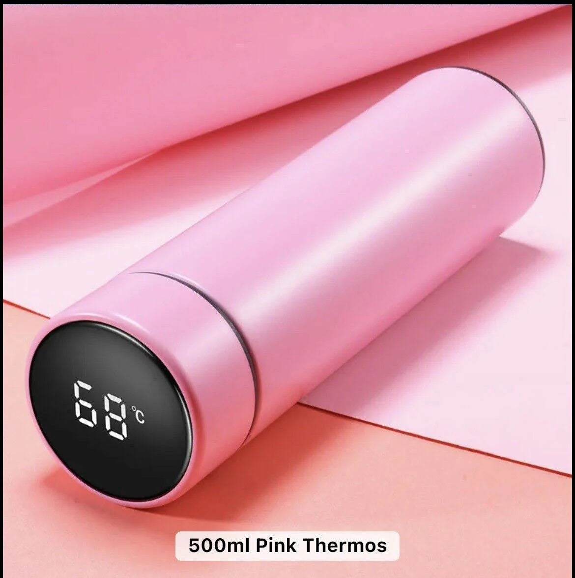 500ML Temperature Display Thermos Cup Stainless Steel